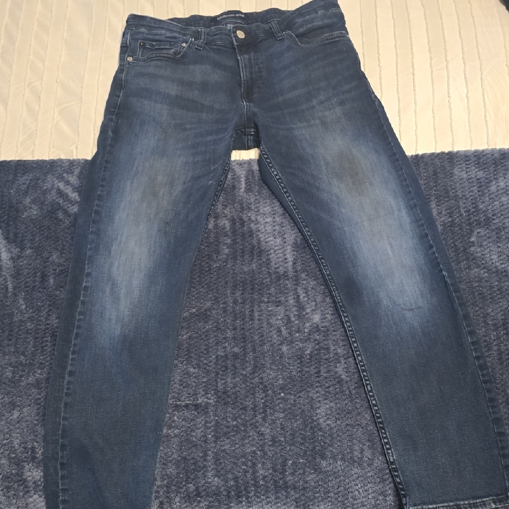 Calvin Klein Mens 026 Slim Jeans, 33 X 30